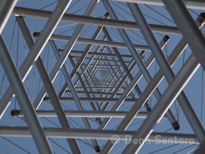 The Stars Above #1 by Denn Santoro (a view of Snelson's Needle Tower)